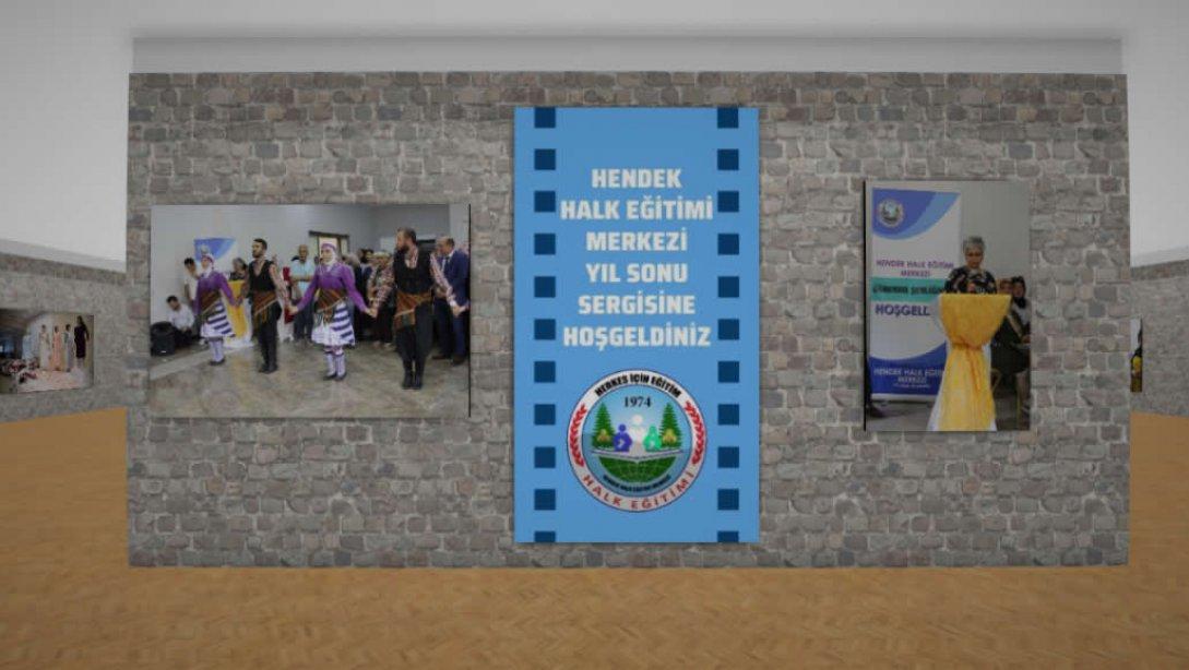 Hendek Halk Eğitimi Merkezi Sene Sonu Sanal Sergisi Açıldı