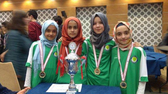 Yeşilyurt İmam Hatip  Ortaokulu Satrançta Şampiyon
